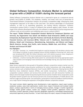global software composition analysis market