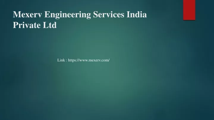 mexerv engineering services india private ltd