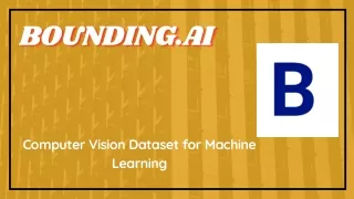 Computer Vision Dataset for Machine Learning