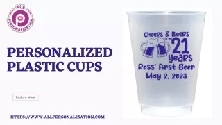 personalized plastic cups