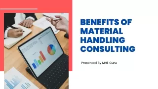 benefits of material handling consulting