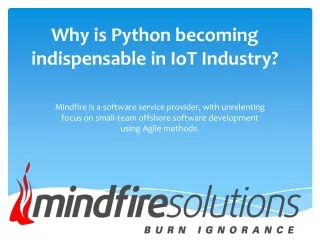 why is python becoming indispensable