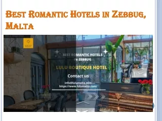 Best Romantic Hotels in Zebbug, Malta