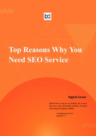 top reasons why you need seo service
