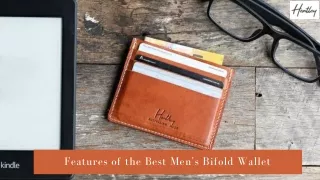 Features of the best men's bifold wallet