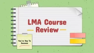 Discover the real you and stay motivated with the LMA Course Review