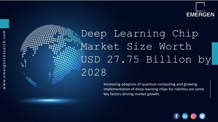 deep learning chip market size worth