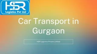 Car Transport in Gurgaon