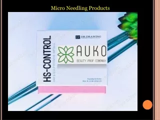 micro needling products