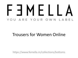 Trousers for Women Online
