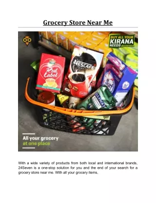 grocery store near me