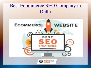 Best Ecommerce SEO Company in Delhi