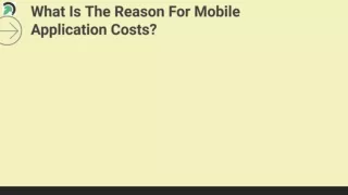 What Is The Reason For Mobile Application Costs_