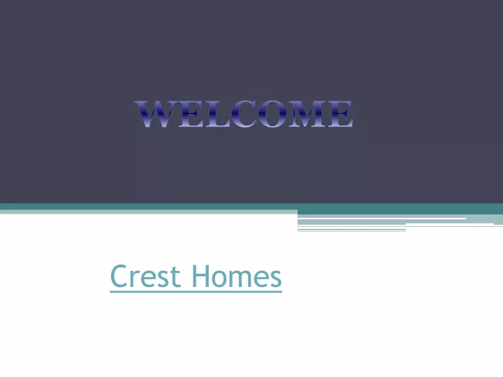 crest homes