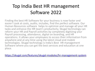top india best hr management software 2022