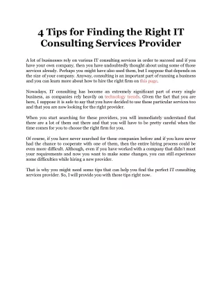 4 tips for finding the right it consulting