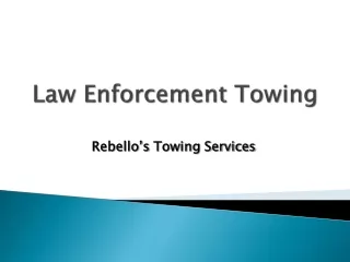 Law Enforcement Towing