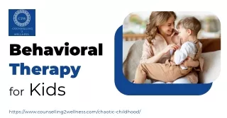 Behavioural therapy for kids in Canada.