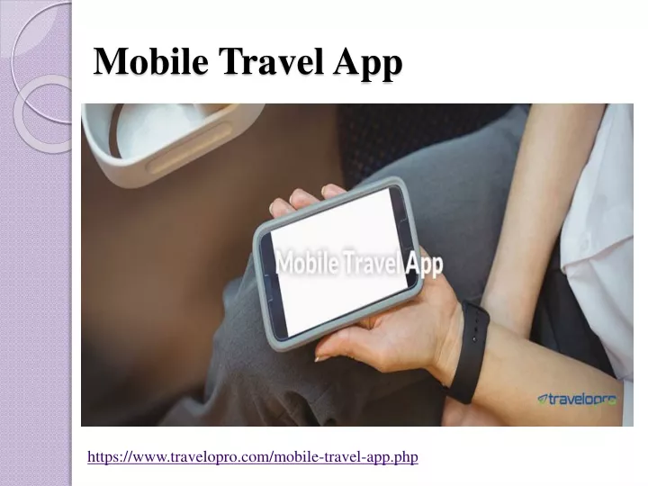 mobile travel app