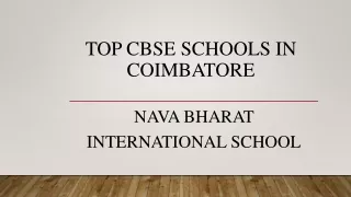 top cbse schools in coimbatore