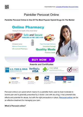 painkiller-percocet-online