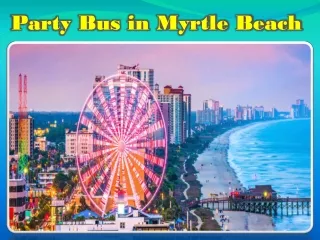 Party Bus in Myrtle Beach