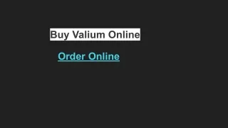 Buy Valium Online