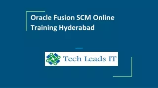oracle fusion scm online training hyderabad