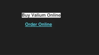 Buy Valium Online