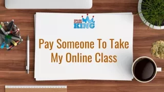 pay someone to take my online class
