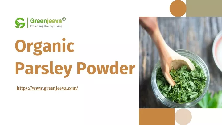 organic parsley powder