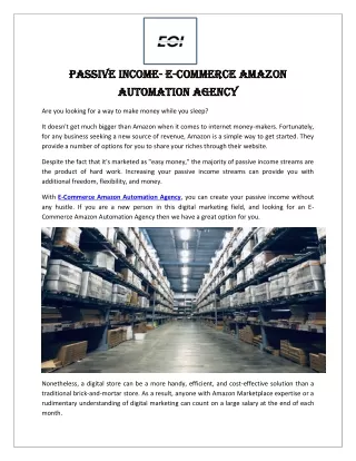 passive income passive income e e commerce amazon