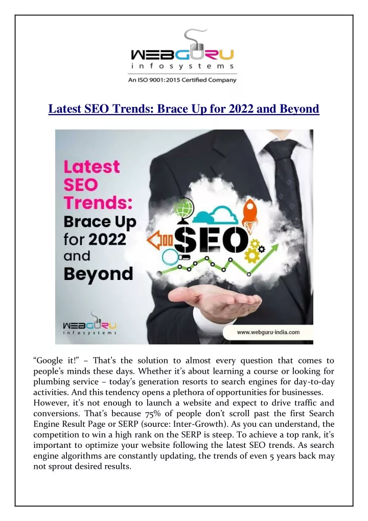 latest seo trends brace up for 2022 and beyond