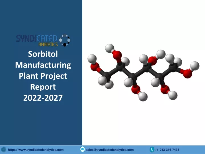 sorbitol manufacturing plant project report 2022