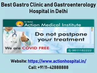 Best Gastro Clinic and Gastroenterology Hospital in Delhi