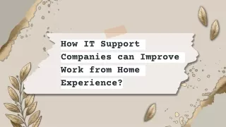 How IT Support Companies can Improve Work from Home Experience_ 5