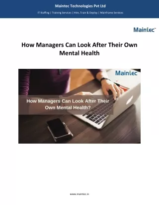 maintec technologies pvt ltd