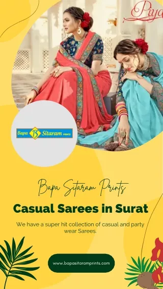 Casual Sarees in Surat