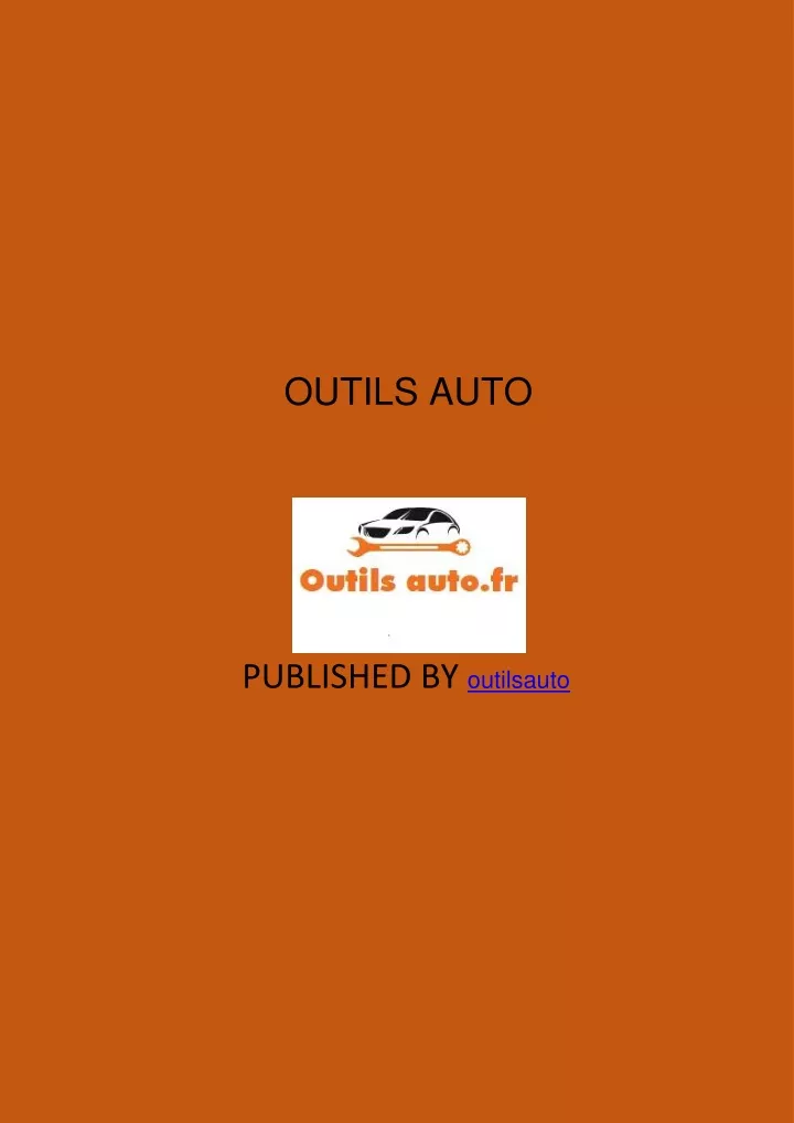 outils auto