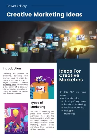 Creative Marketing Ideas