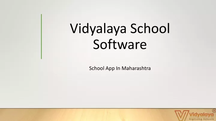 vidyalaya school software