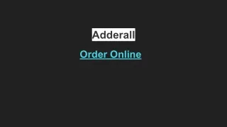 Adderall