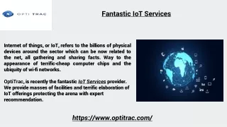 fantastic iot services