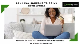 Can I Pay Someone To Do My Homework?