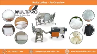 Brake Lathes - An Overview