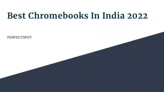 10 Best Chromebooks In India