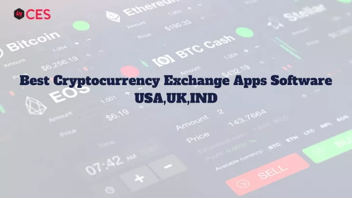 best cryptocurrency exchange apps software