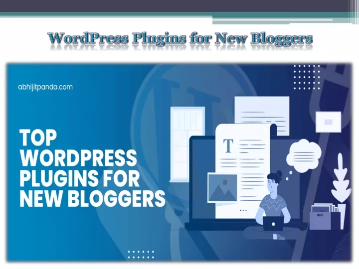 wordpress plugins for new bloggers