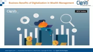 Business Benefits of Digitalization in Wealth Management