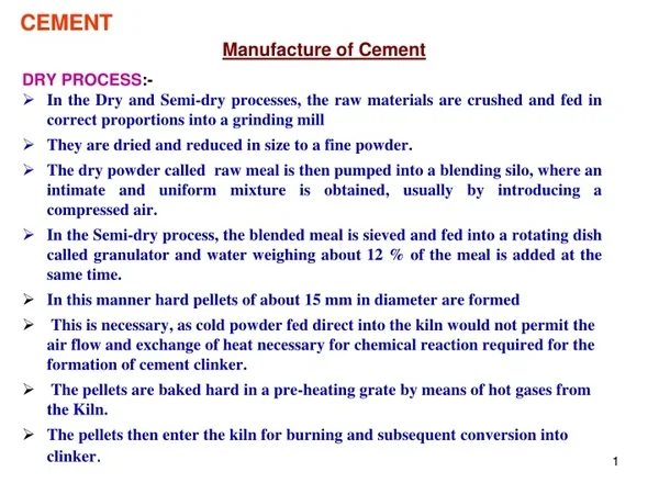 cement